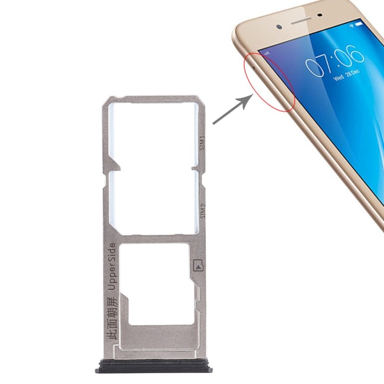 สําหรับถาดซิมการ์ด Vivo Y53 2 x + ถาดการ์ด Micro SD