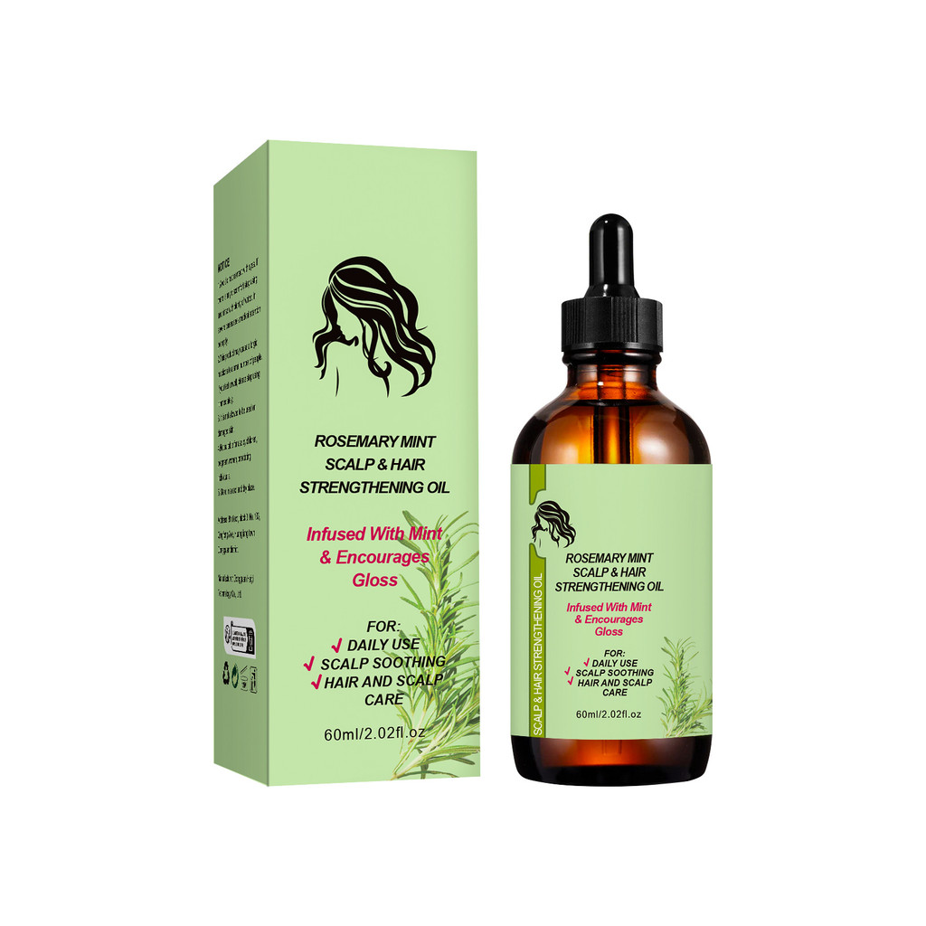 ขายร้อน Rosemary Hair Care Essential Oil Gentle Nourishing Strengthening Hair Rosemary Scalp Hair Ca