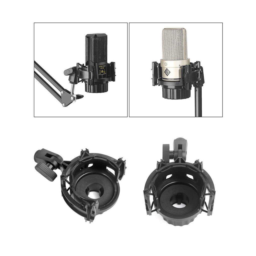 Round Condenser Microphone Shock Mount Levit 240 Winning PCK200 Newman 103U87 Microphone Shock Mount