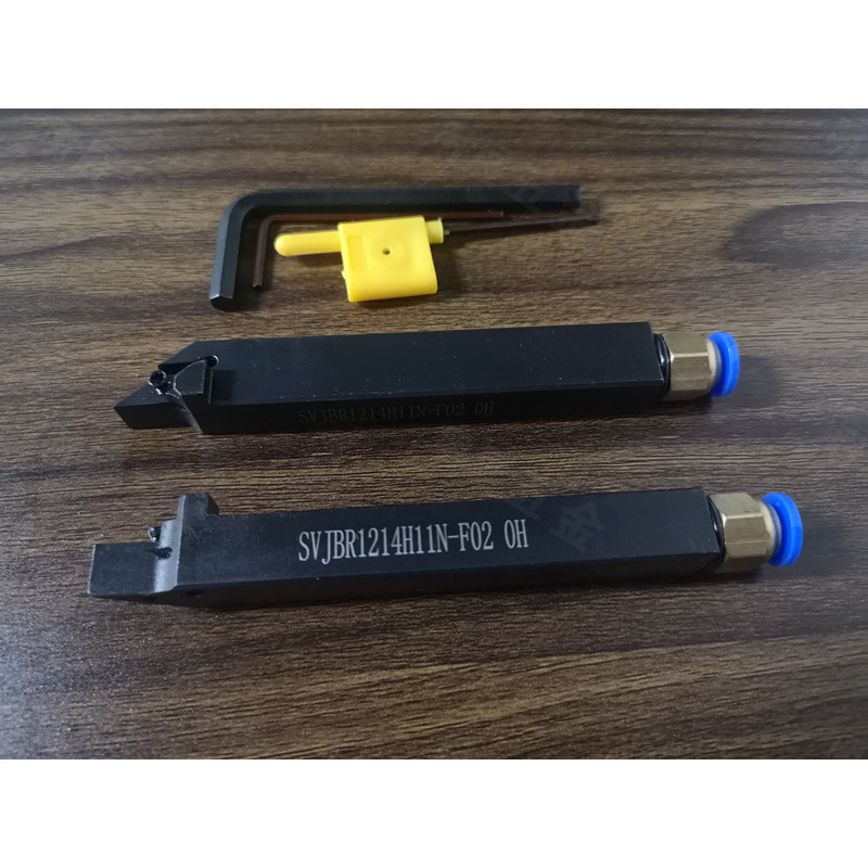 พร้อมแหล่งจ่ายน้ํามันเย็นภายในประเภท SVJBR1214H11N-F020H SDJCR1616 Scheming ใบมีดกวาดด้านหน้า 35 องศ