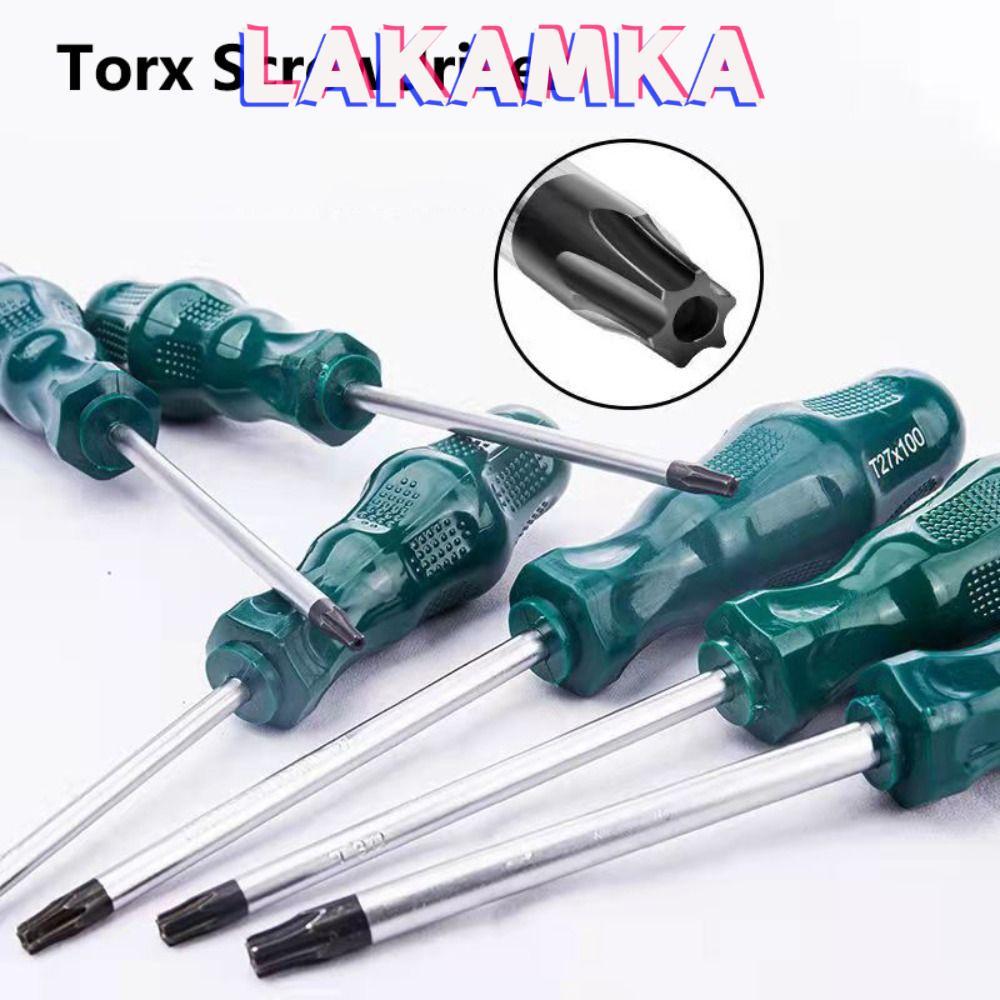 LAKAMKA Torx ไขควง, 400 มม.T15 T20 T25 T30 ไขควงหกเหลี่ยม, เครื่องมือซ่อมรถยนต์พร้อมไขควงอัลเลนรู