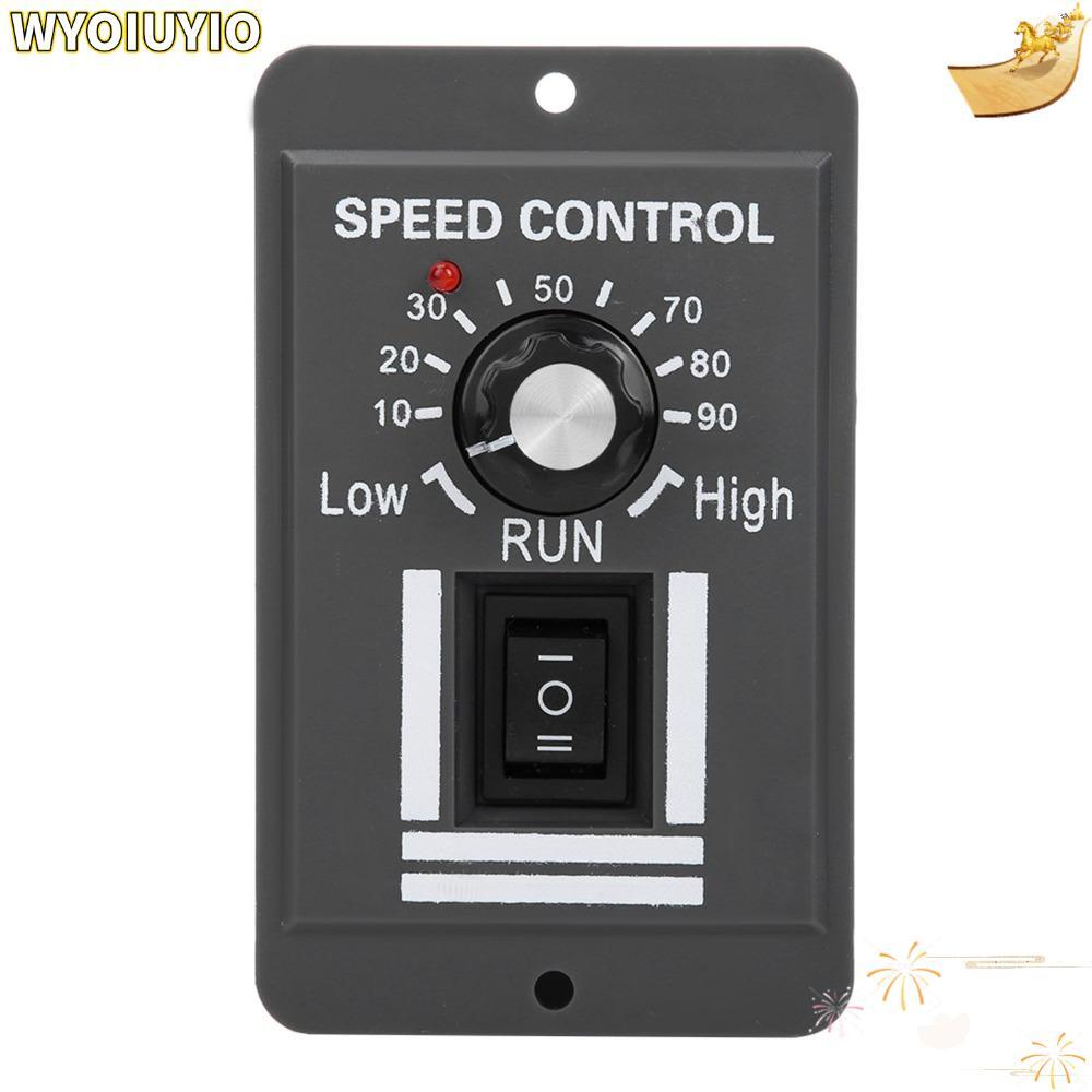WYOIUYIO DC แปรงมอเตอร์ควบคุมความเร็ว, 20A Current Rating ปรับ PWM ควบคุมมอเตอร์ไฟฟ้าควบคุมความเร็ว,