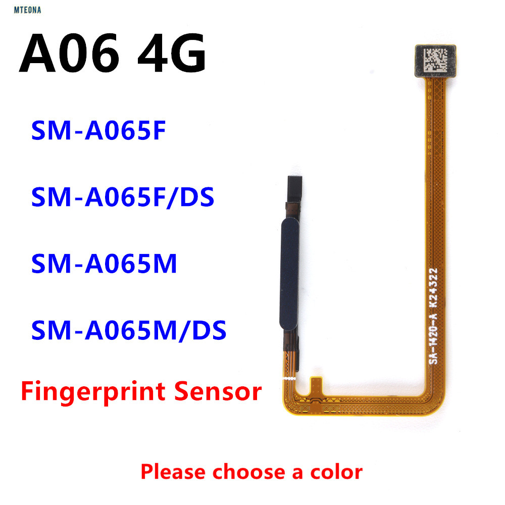 Touch ID เซ็นเซอร์ลายนิ้วมือ Flex สําหรับ Samsung Galaxy A06 4G A065F A065M A065 ปุ่มด้านข้าง Flex ส