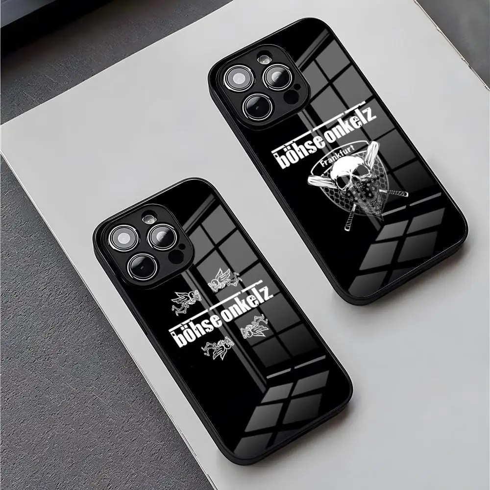 BK-1 B-Bohse O-Onkelz Bandเคสโทรศัพท์สําหรับIPhone 17 15 Pro Max 13 12 16 Pro 11 14 Plus X XR XS 8 7