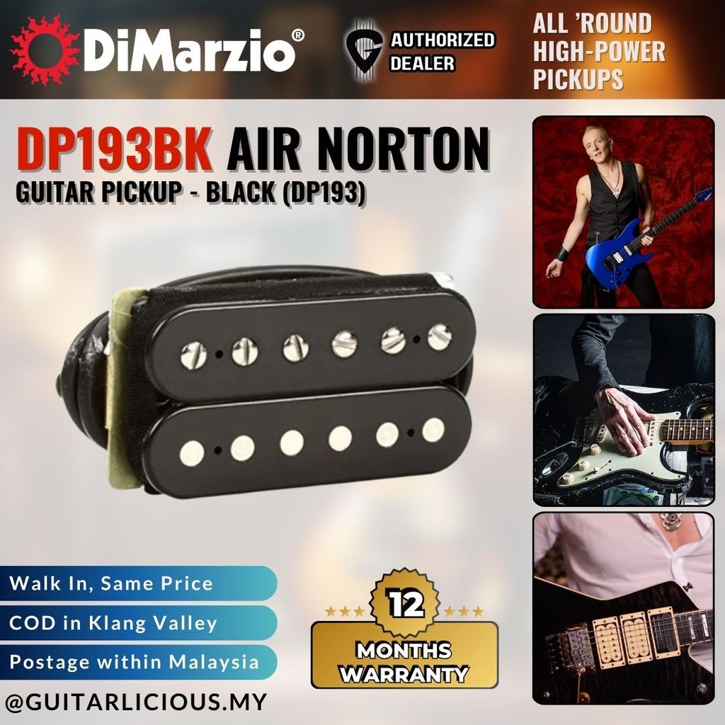 DiMarzio DP193BK Air Norton Pickup - สีดํา (DP193)