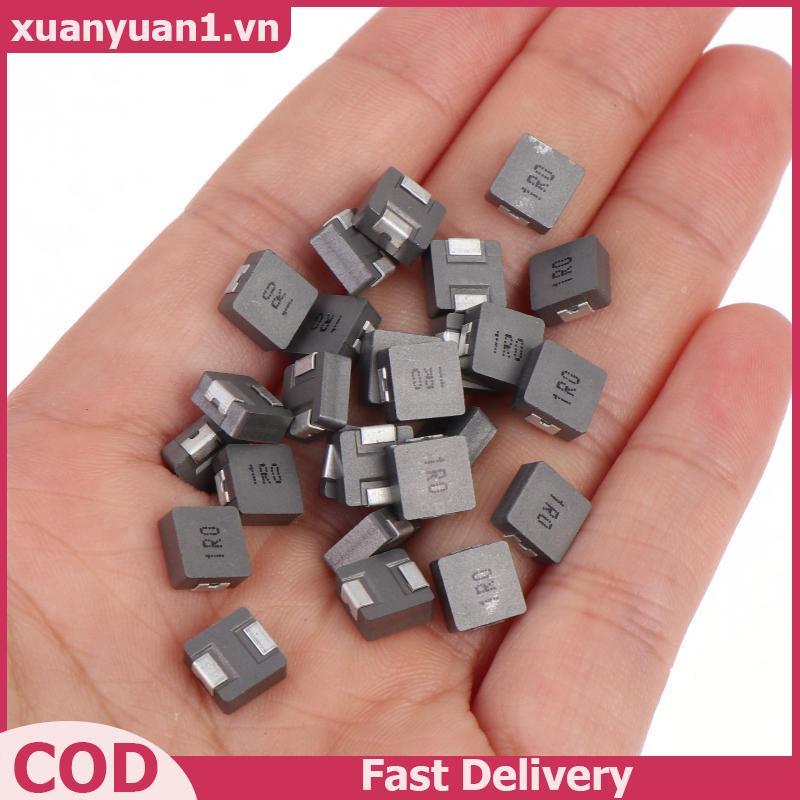 XUAN SMD Inductor 50 ชิ้นสูงแบบบูรณาการแม่พิมพ์ 1uH 2.2uH 4.7uH สําหรับซ่อม PCB อิเล็กทรอนิกส์ DIY โ