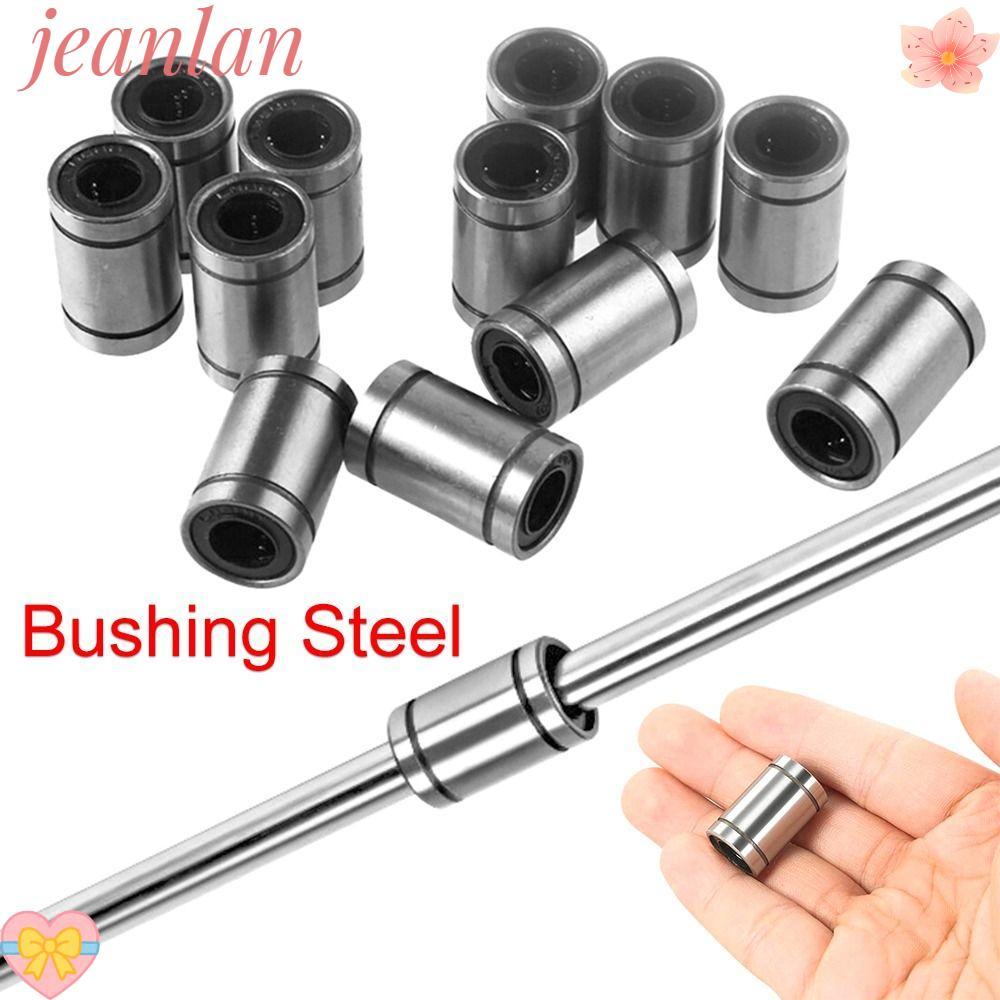 JLAN บูชเหล็กทนทานสําหรับเครื่องพิมพ์ Rods Shaft LM8UU LM10UU LM12UU LM16UU