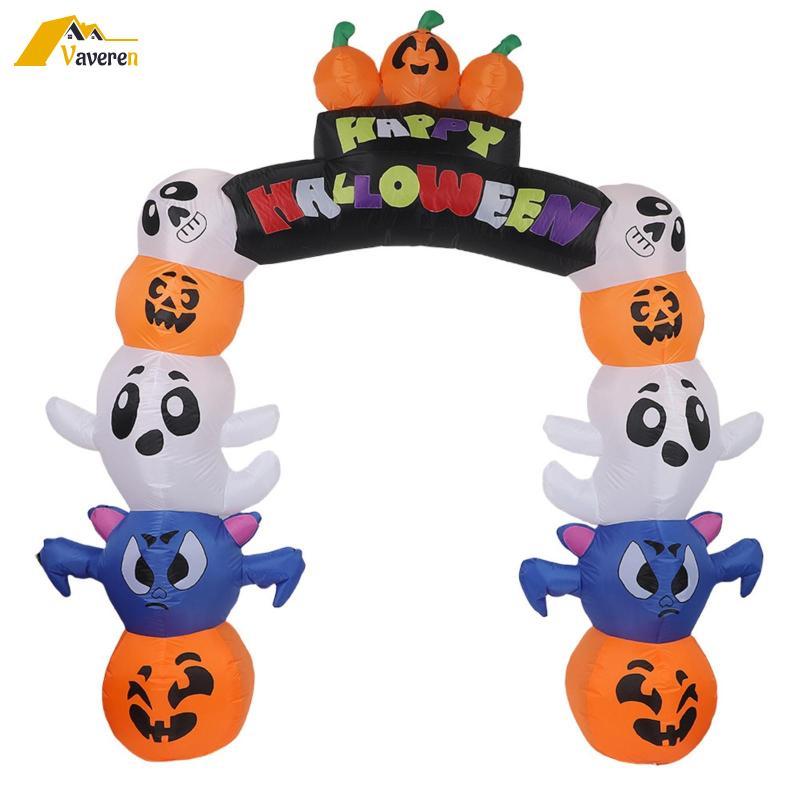 [Vaveren] Halloween Inflatable ตกแต่ง Archway Outdoor Archway Giant Inflatable Arch สําหรับเจ้าของบ้าน, Trick-Orholiday ผู้เยี่ยมชม, Yard,