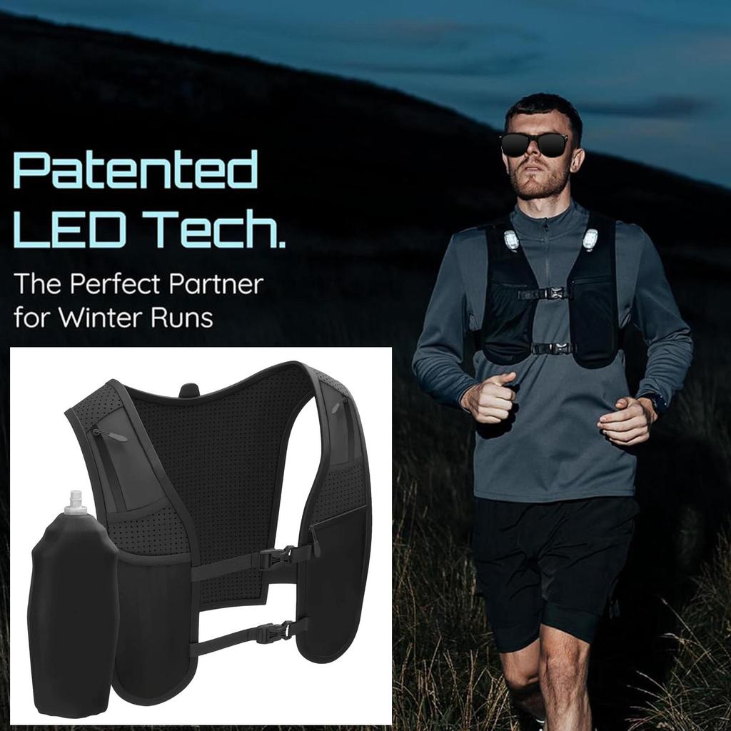 [svzfjuv] Running Hydration Vest Hydration Pack Water Backpack แบบพกพาน้ําหนักเบา