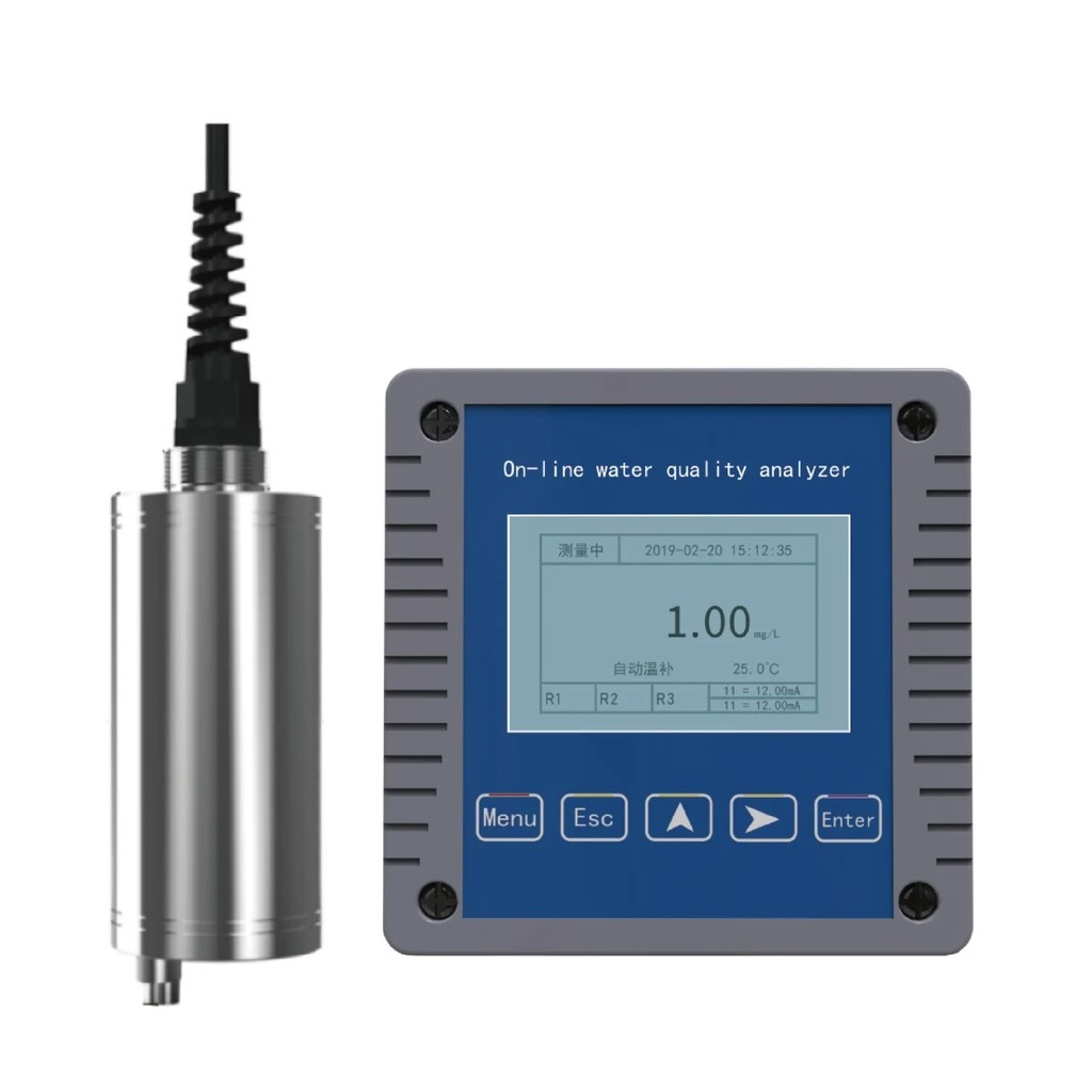 YWC3 MTW อุตสาหกรรมออนไลน์ TSS Sensor Self-Cleaning Function OEM น้ําเสีย 0-4000 Mg/L IP68 RS485 Mod