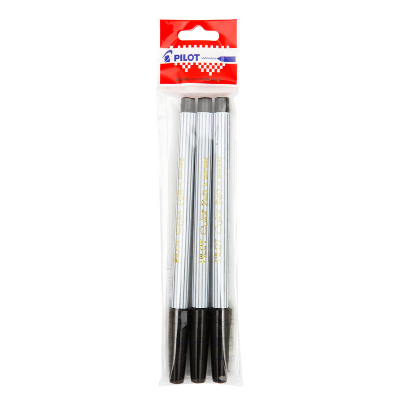 PILOT ปากกาสีน้ำ รุ่น SDR200 แพ็ค 3 ด้าม สีดำ