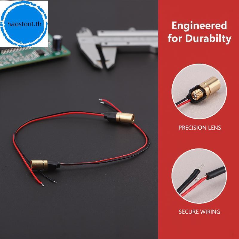 โมดูล haostont 650nm Red Laser 1MW/5MW สําหรับที่ได้รับการปรับปรุงในการใช้งานทางเทคนิค TH