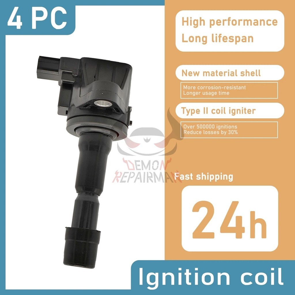 คอยล์จุดระเบิดสําหรับ Honda FIT 1.5L JAZZ III 2008- CITY V CR-Z 1.5 30520RB0003 30520-RB0-003 30520R