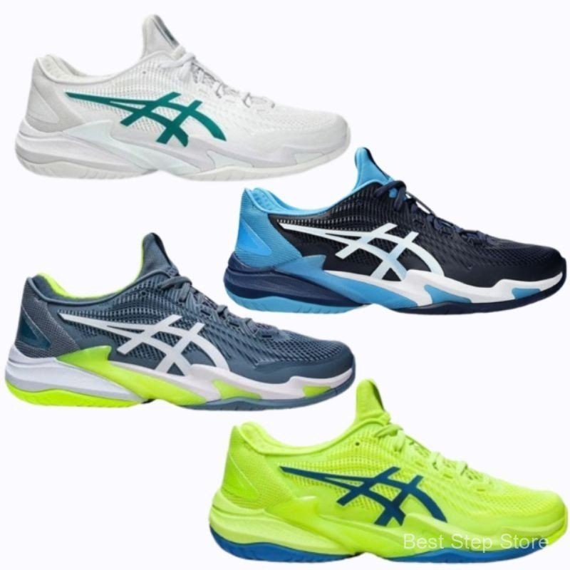 ส่วนลดจํากัดเวลาASICS2E4Y Asics Ff 3 Court Novak Djokovic Kasut Tenis Lelaki UI8U A3YX