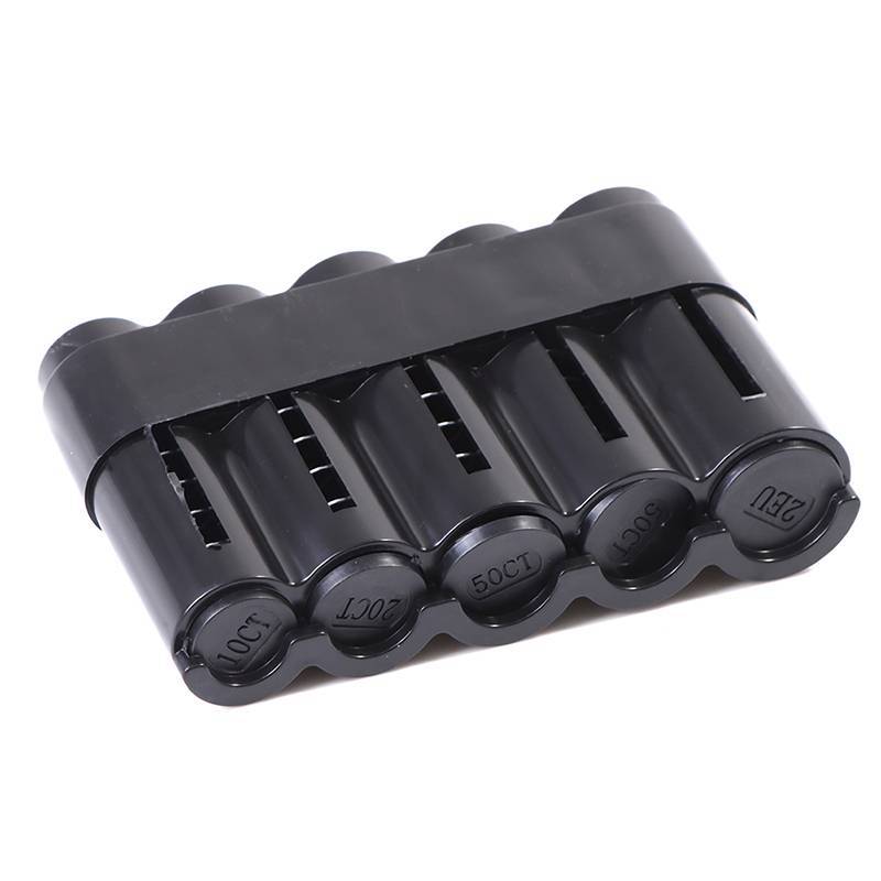 DOULLADY Creative Storage Coins Purse Storage Box Euro Coin Dispenser Coin Holder TH