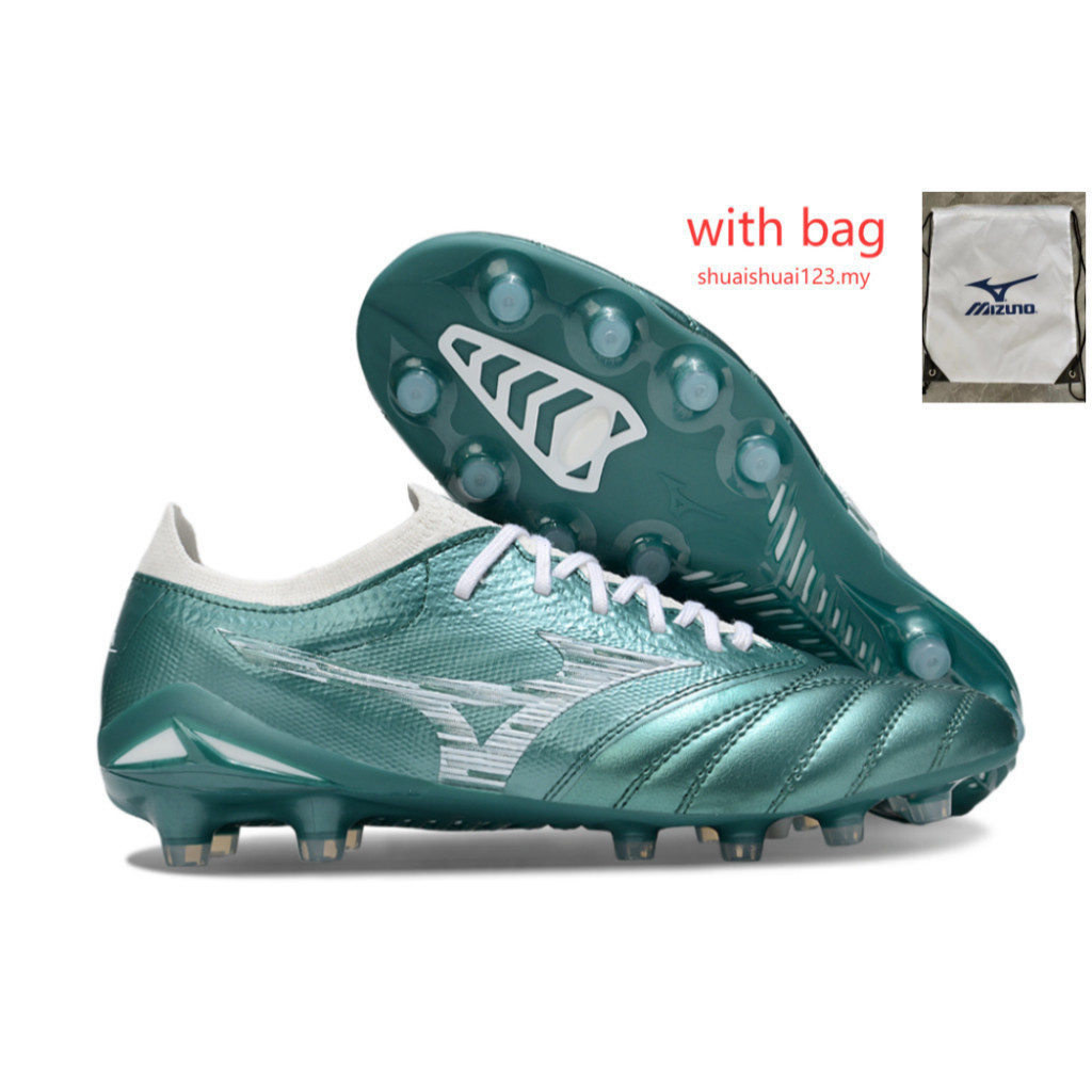 JNUO รองเท้าฟุตบอล Mizuno MORELIA NEO BETA 4 ANTICLOG ขนาด 38-46 Made in Japan FG CTEM AQ1V