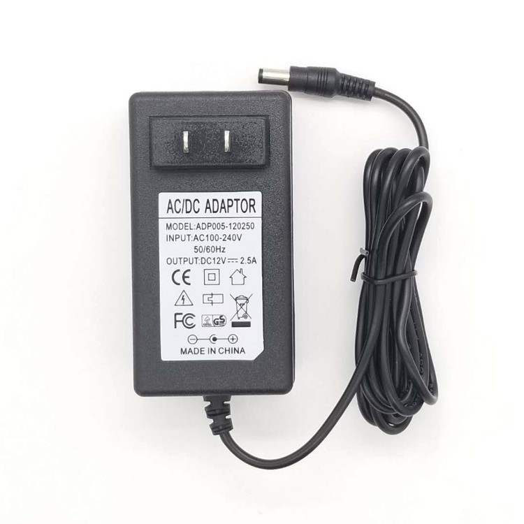 เหมาะสําหรับ Songyan 3D เครื่องนวดมัลติฟังก์ชั่น J6S คอไหล่ชาร์จสบาย 12V2.5A Switching Power Adapter