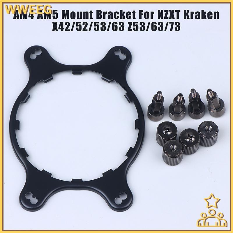 WWEEG AM4 AM5 Mount Braet Stud Nut Kit สําหรับ NZXT Kraken X41 X42 X51 X52 X61 X62 X63 X72 X73 Z63 Z