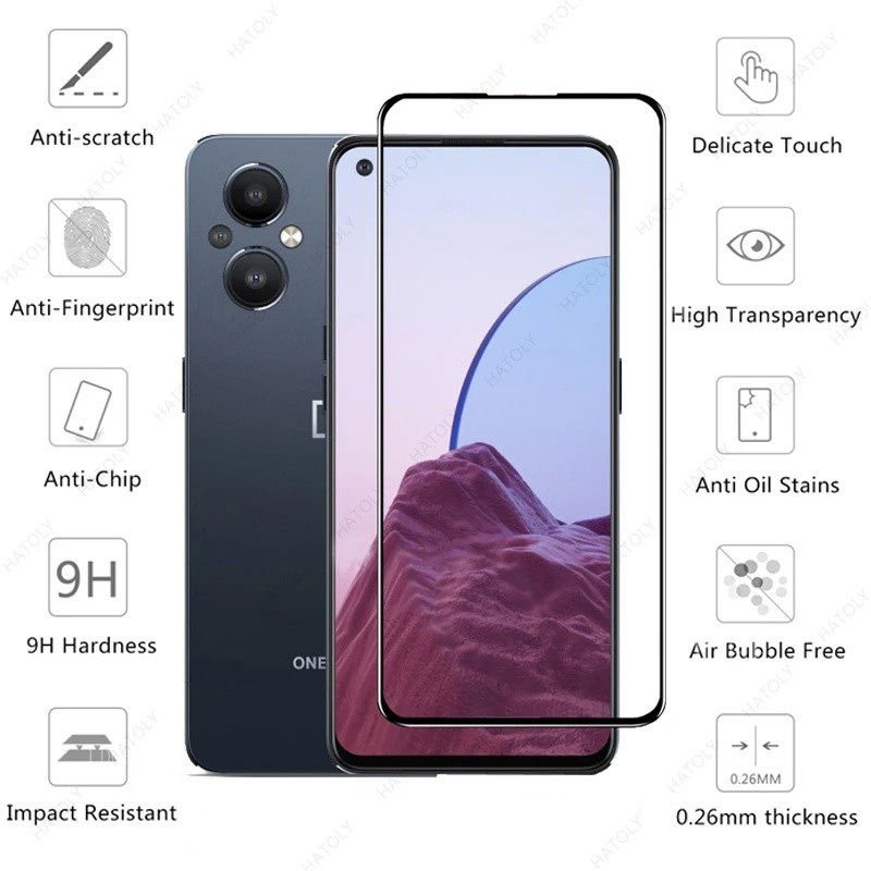 กระจกนิรภัยป้องกันหน้าจอสําหรับ Oneplus Nord N20 5G/N20 SE แก้วป้องกันฟิล์มสําหรับ N20SE NordN20 Nor
