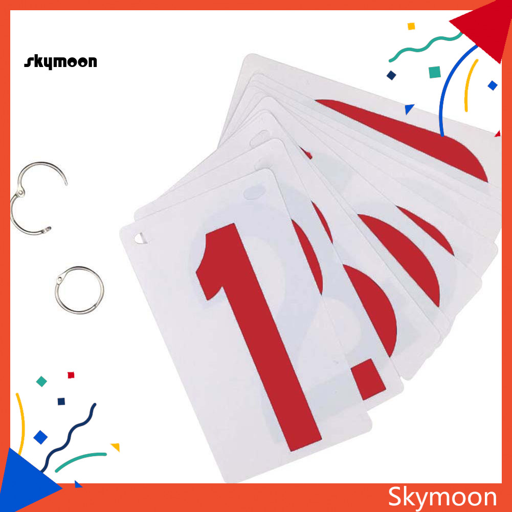 Skym* 0-9 Score Number School Sports Competition Digit Scoreboard Replacement Cards