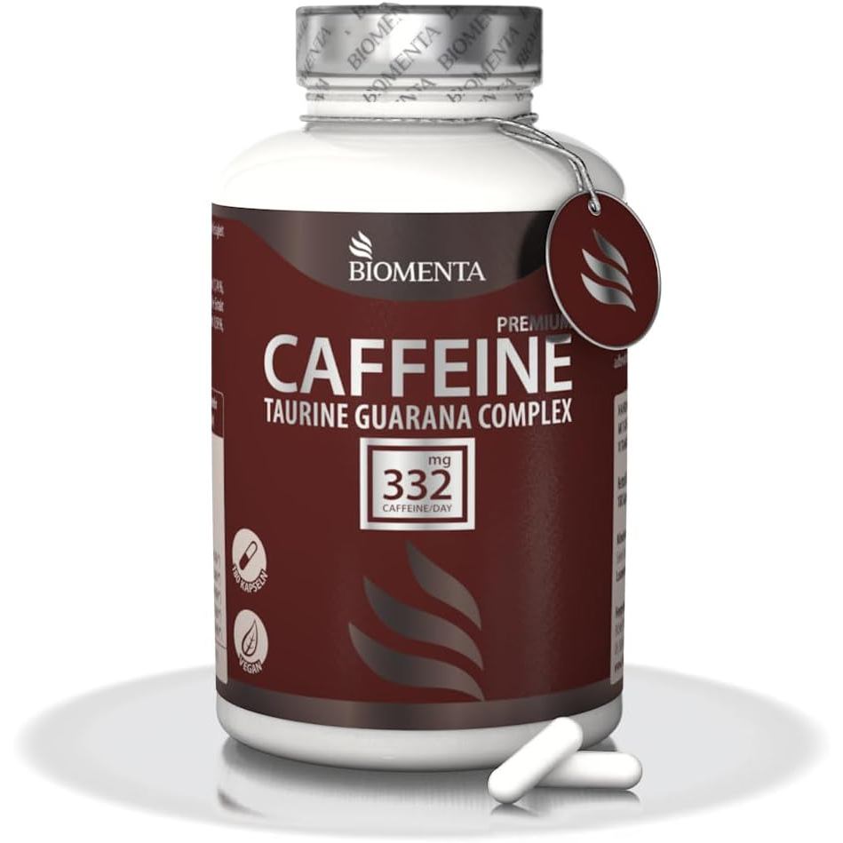 BIOMENTA Muscle Vitality Caffeine+Taurine+Guarana Complex |   180 แคปซูล แคปซูล แคปซูลบรรจุคาเฟอีน 1