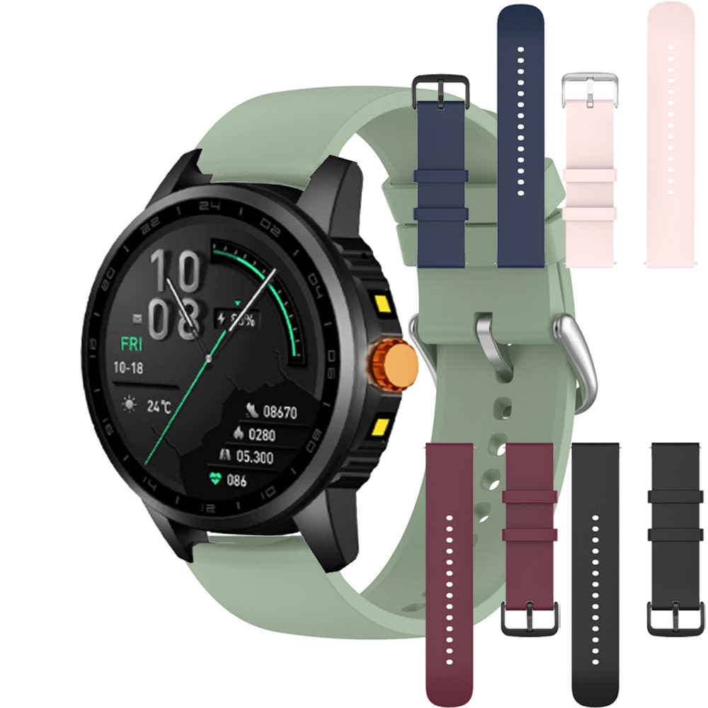 Laxasfit GT12 SmartWatch สมาร์ทวอท์ชซิลิโคนสําหรับ Laxasfit GT12 สมาร์ทวอท์ชสายรัดข้อมือสร้อยข้อมืออ