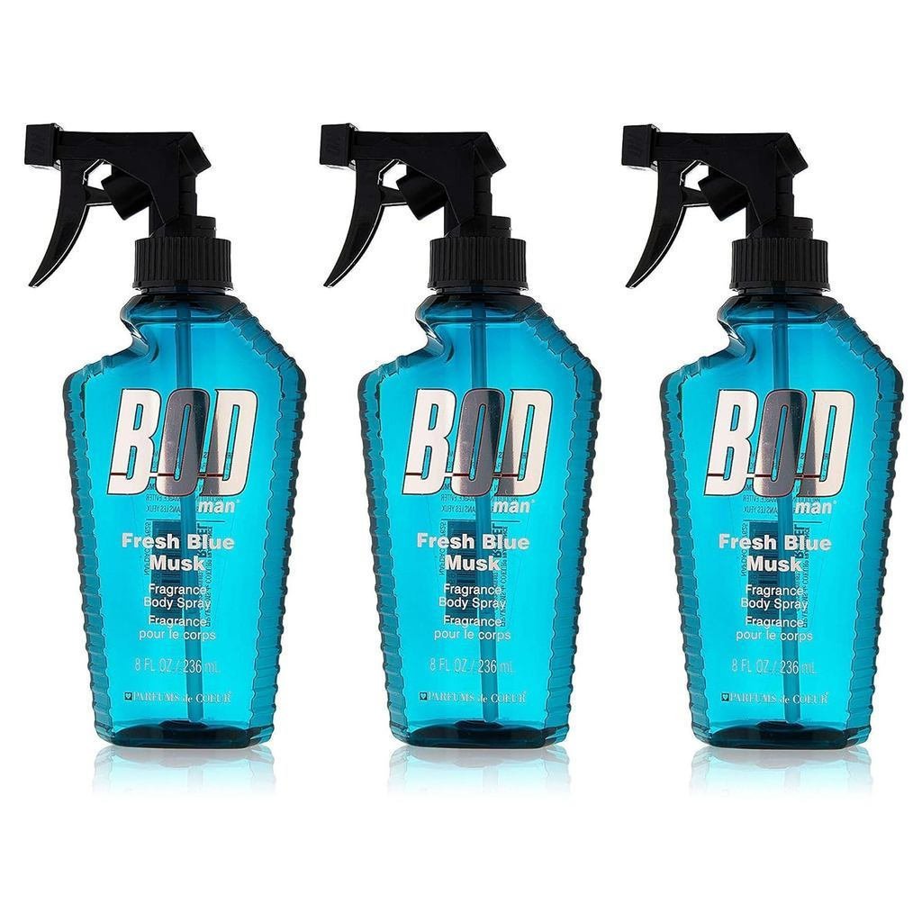 BODManFreshBlueMuskBodySpray8Ounces (Packof3) EWTC ZLY4