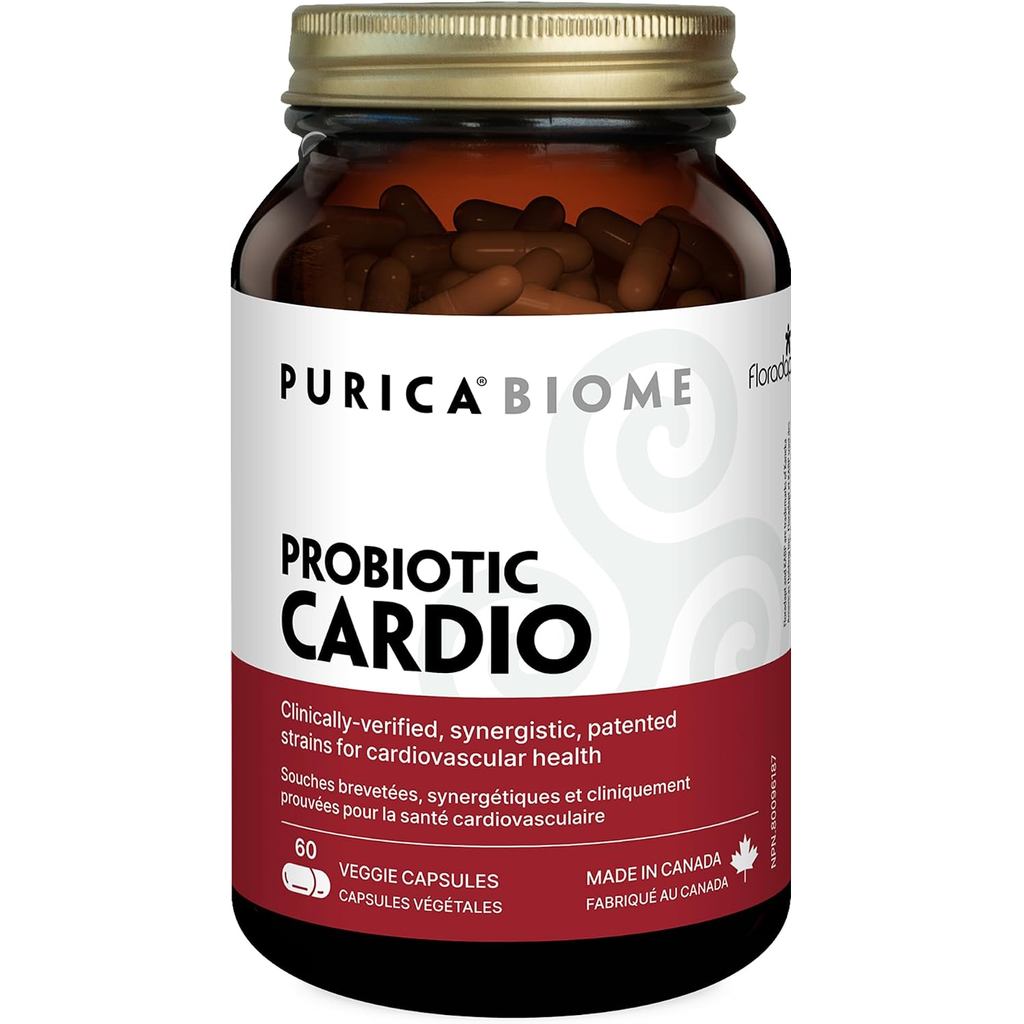 PURICA Floradapt Cardio Probiotic พอร์ต Heart & Digestive 60 Day ply