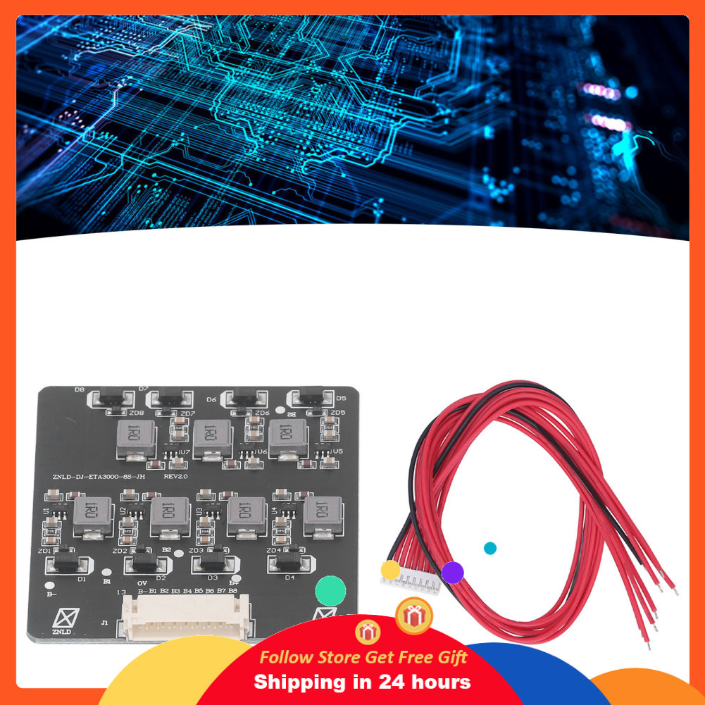 Supergoodsales แบตเตอรี่ Passive Equalizer Balancer 1.2A Energy Transfer BOARD แบตเตอรี่ลิเธียม Equa