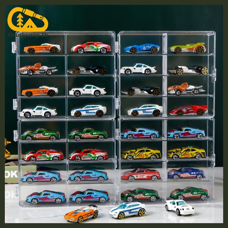 Thankswin 1:64 Scaleของเล่นรถกล่อง,8-Slot Clearกันฝุ่นคอนเทนเนอร์Th