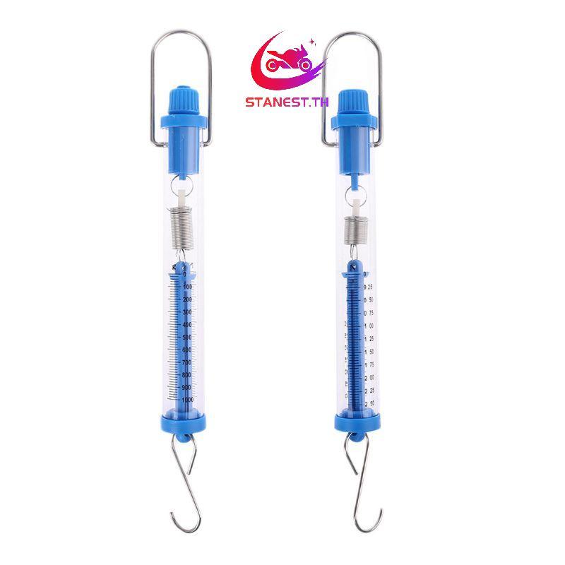 Stanest 2 5N 10N Newton Force Meter Spring Scale Dual Scale Labeled Tubular Dynamometer