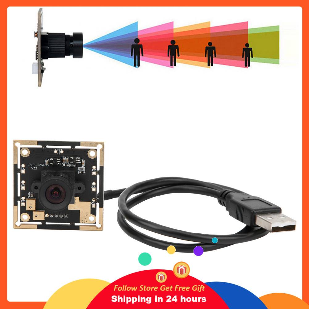 Supergoodsales โมดูลกล้อง USB 2MP HBV-1710-H264 V33 เว็บแคม HD พร้อมเซ็นเซอร์ AR0330 มุมกว้าง 100 ° 