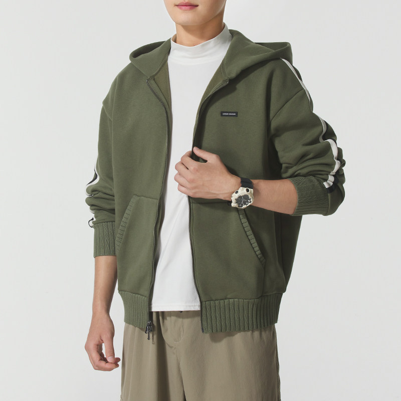 ใบนําโชค|Under Armour Mens Tops 2026 Autumn New Clothes Outdoor Loose Jacket Jacket Cardigan