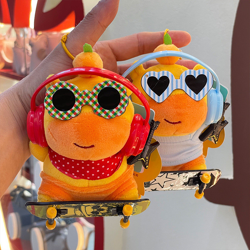 [Shop New] Capybara Handbag Pendant Cute Cartoon Plush Doll Pendant Key Ring Gift jd7q
