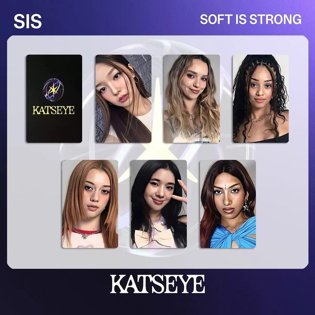 KATSEYE Combination Photocard SIS Soft Is Strong สินค้า Photocard Cat Eye EYEKONS Star Photocard