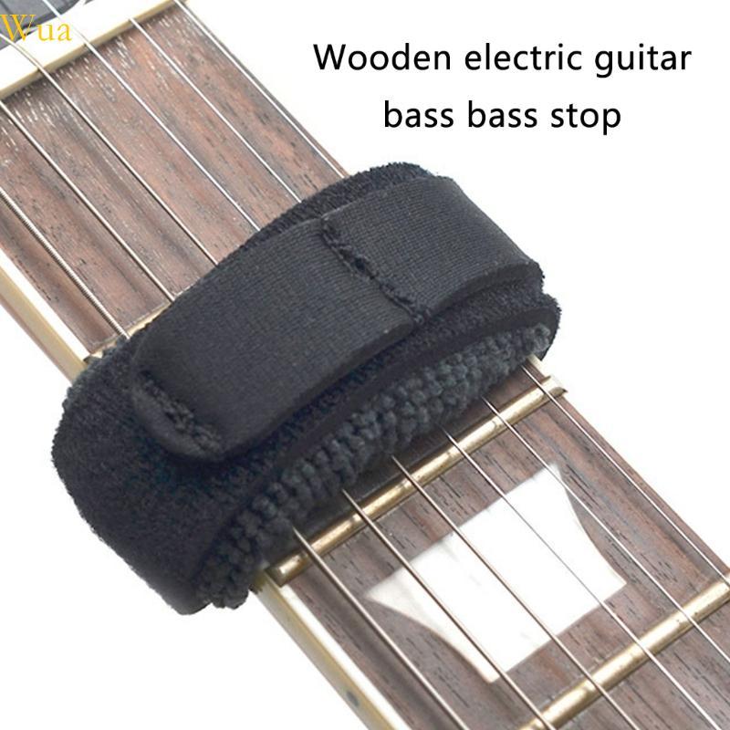 Wua ปรับกีตาร์ Mute Fingerboard Mute เทปสําหรับเครื่องดนตรี String Mute