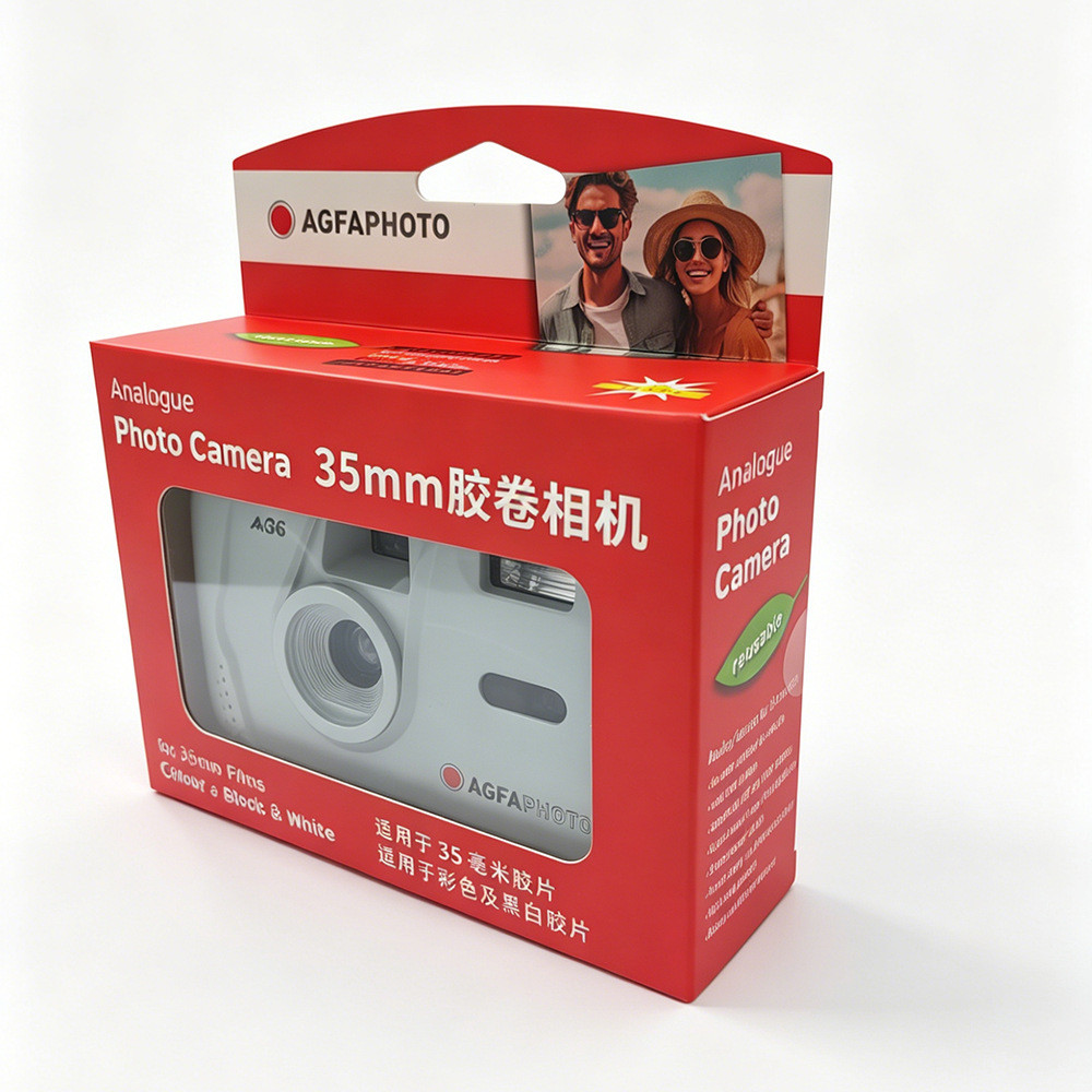 กล้องฟิล์มย้อนยุค AGFA AGFA M36 กล้องยิงจุด Entry นักเรียนของขวัญสร้างสรรค์พร้อมแฟลชหนัก