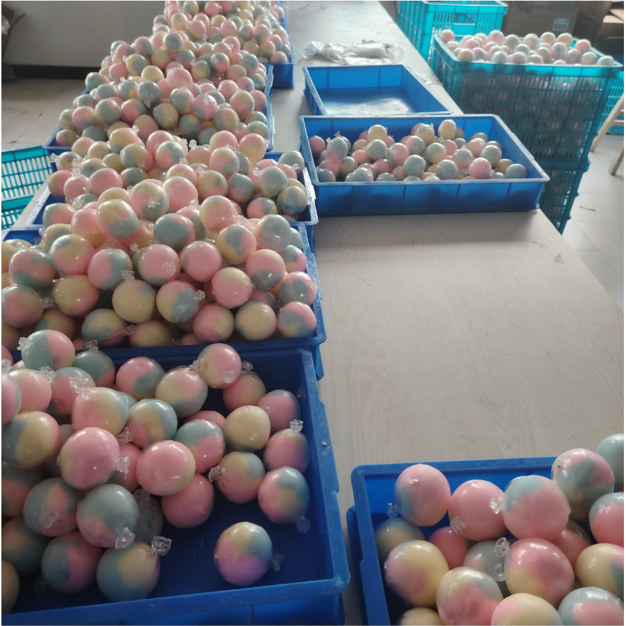 Ga Crispy Rainbow Crispy Ball Slow Rebound Hand-Made Ball Decompression Vent Pinch Music 9T6N