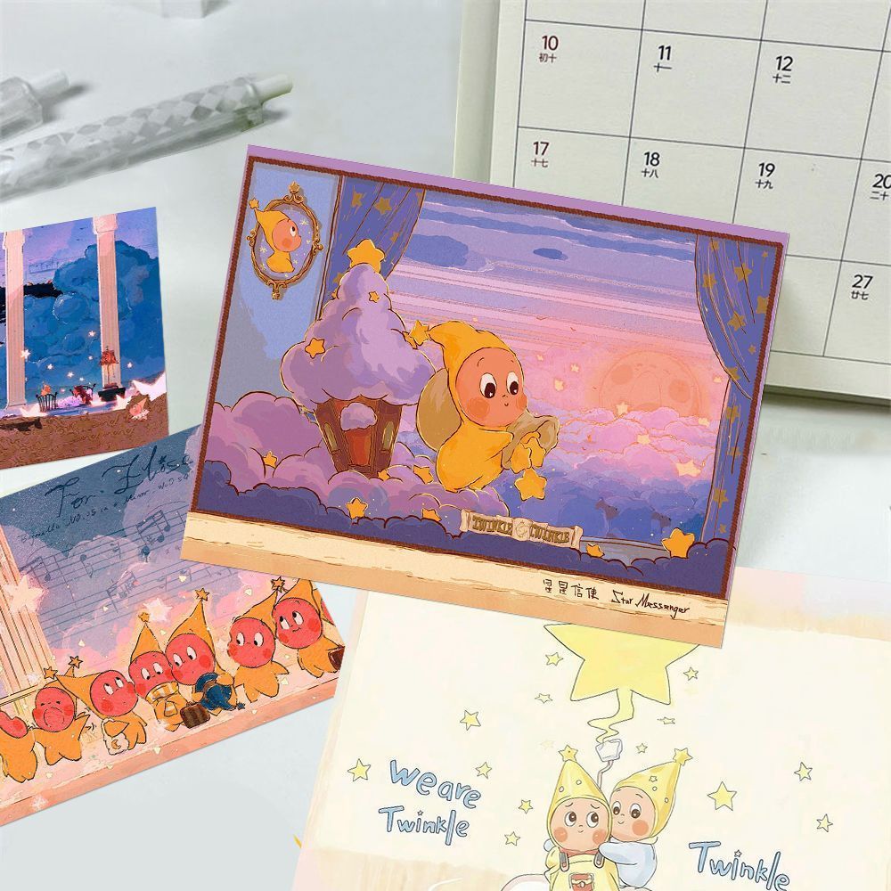 27 TwinkleTwinkle Starman Healing Quotes ภาพประกอบสําหรับแฟนของขวัญวันเกิดโปสการ์ด