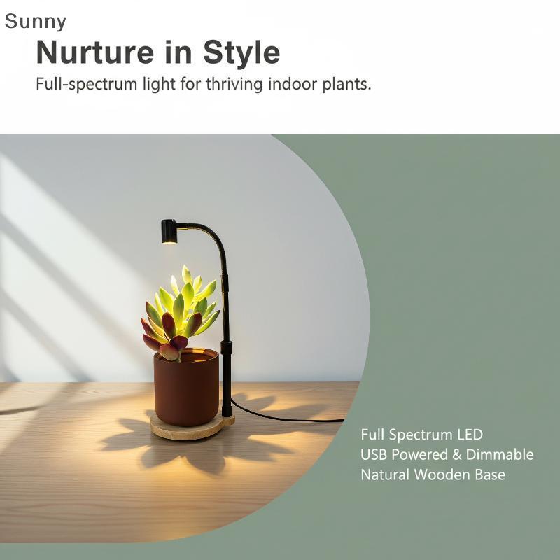 [GOOD] Full Spectrum Grow Light Lamp สําหรับการเจริญเติบโตของพืช ling Micro Landscape Aquarium Light