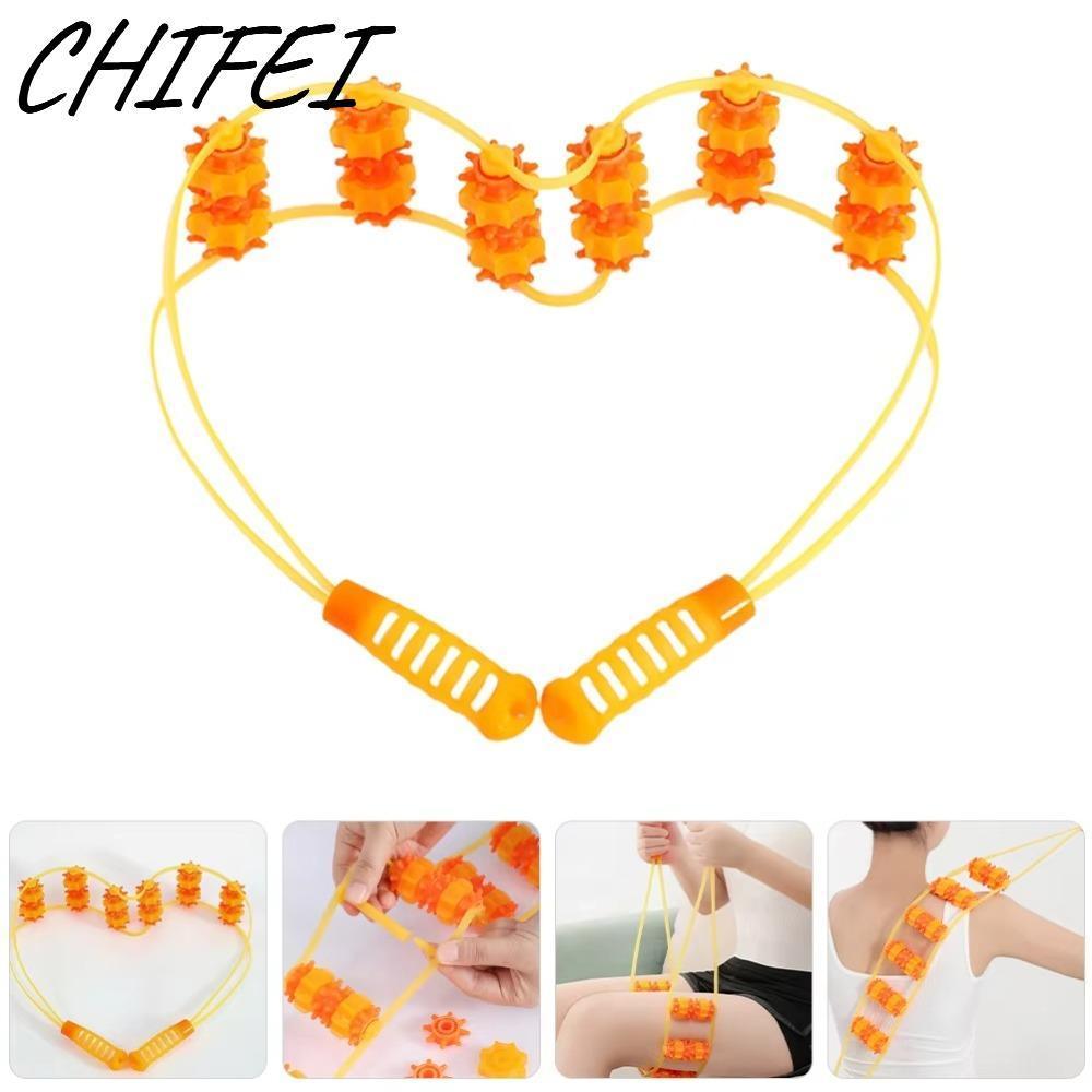 CHIFEI Fitness Massage Roller Bead, Multi-Function Massage Roller Tool Back Massage, Hand-held Shoul