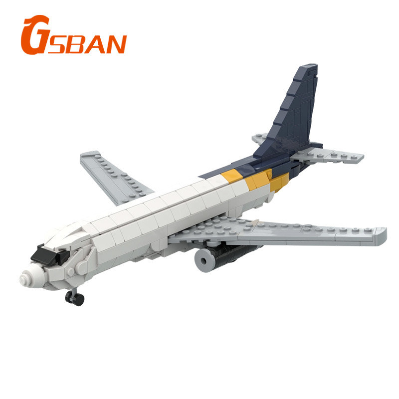 Air Canada Boeing 737‐200 เครื่องบินโดยสาร Building Blocks 566pcs ผู้ใหญ่ Building Blocks ของเล่นของ