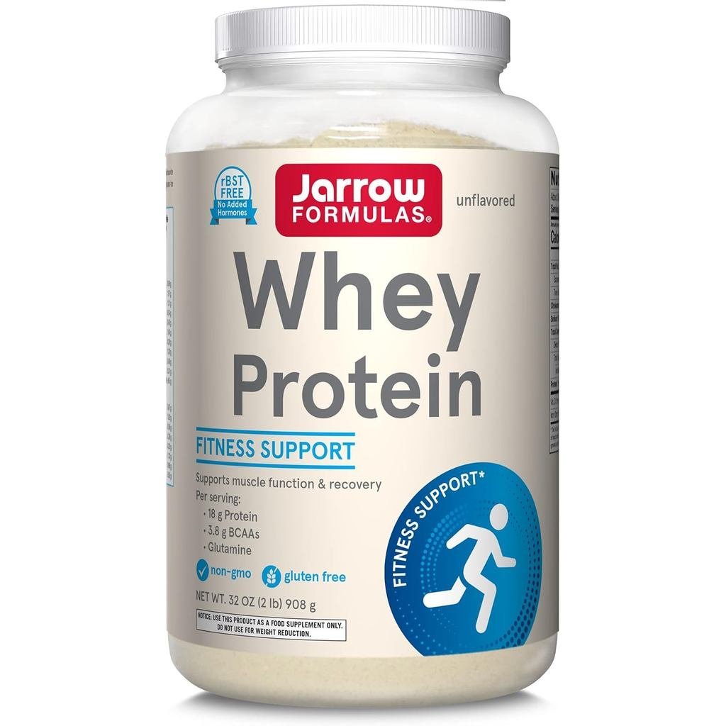 Jarrow Whey Protein 18g of Protein 3.8g ของ BCAAs Glutamine 32oz Powder | 18 G Protein Per Serving 3