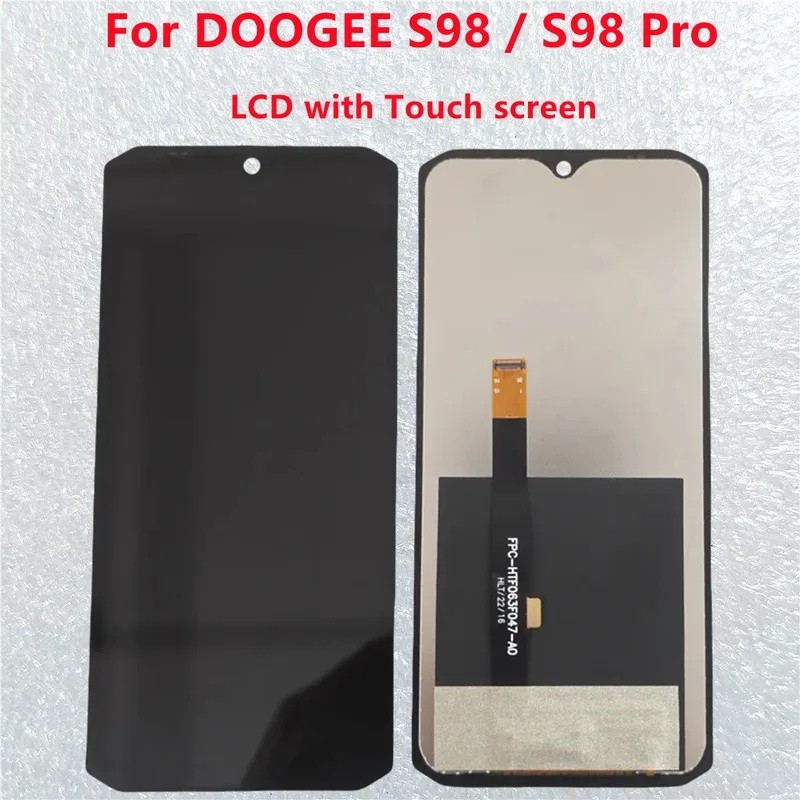 DOOGEE S98 S98 Pro จอแสดงผล LCD และหน้าจอสัมผัส Digitizer Assembly เปลี่ยนจอแสดงผล LCD
