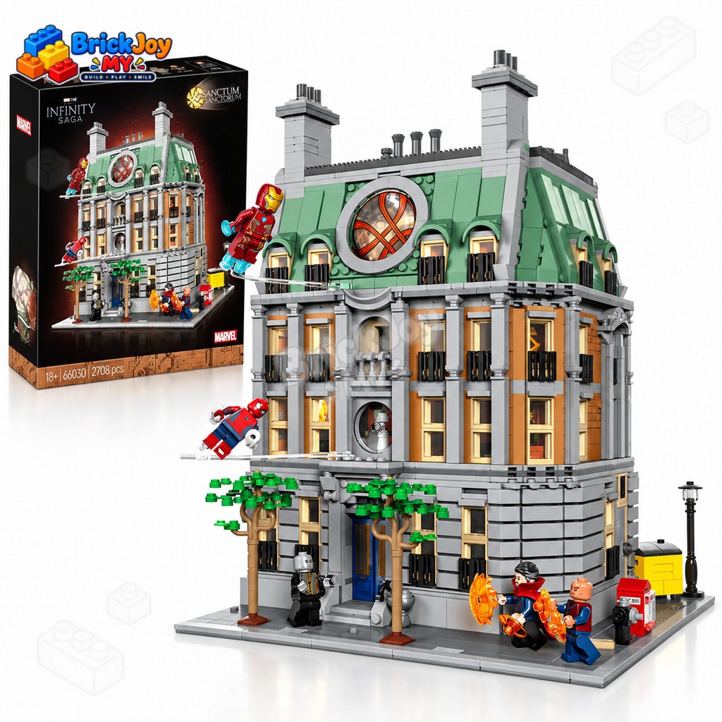 76218 หมอแปลก Sanctum Sanctorum Building Blocks ชุด Super Hero Marvel รุ่นจอแสดงผลของเล่นของขวัญสะสม