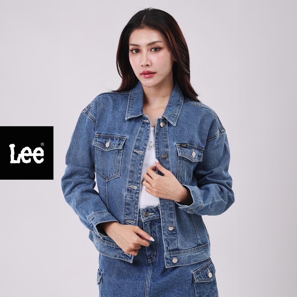 LEE เสื้อแจ็กเก็ตผู้หญิง รุ่น LE S226WJKTN16 สียีนส์กลาง
