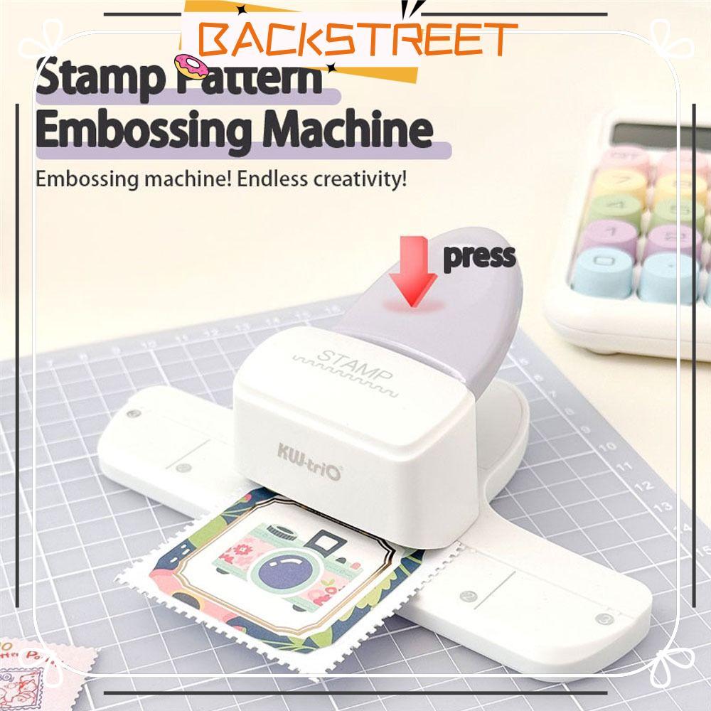BACKSTAGE Stamp Lace Embossed Tool, ตกแต่ง DIY Pattern Puncher, สมุดภาพทํามือ Notebook Embry Puncher