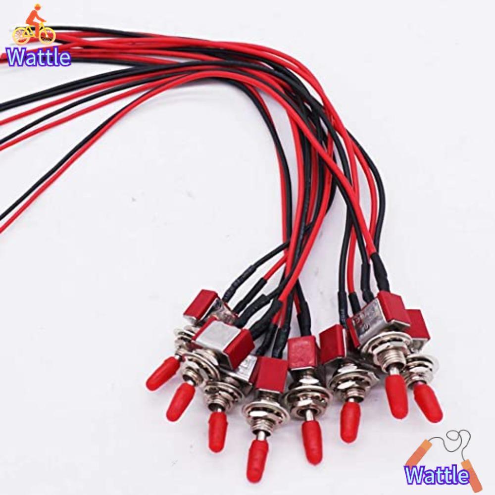 WATTLE 1/8 ชิ้น Miniature Toggle สวิทช์, MTS-101 2 ตําแหน่ง 2 Pins Mini Toggle สวิทช์, สวิทช์ 250V S