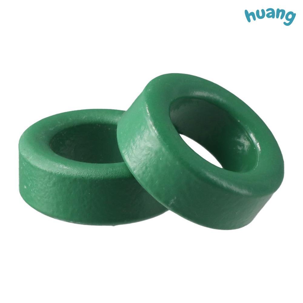 LONNG Toroid Ferrite Core, Power Transformer Ferrite Chokes Ring, Metal Restraining Interfal Green