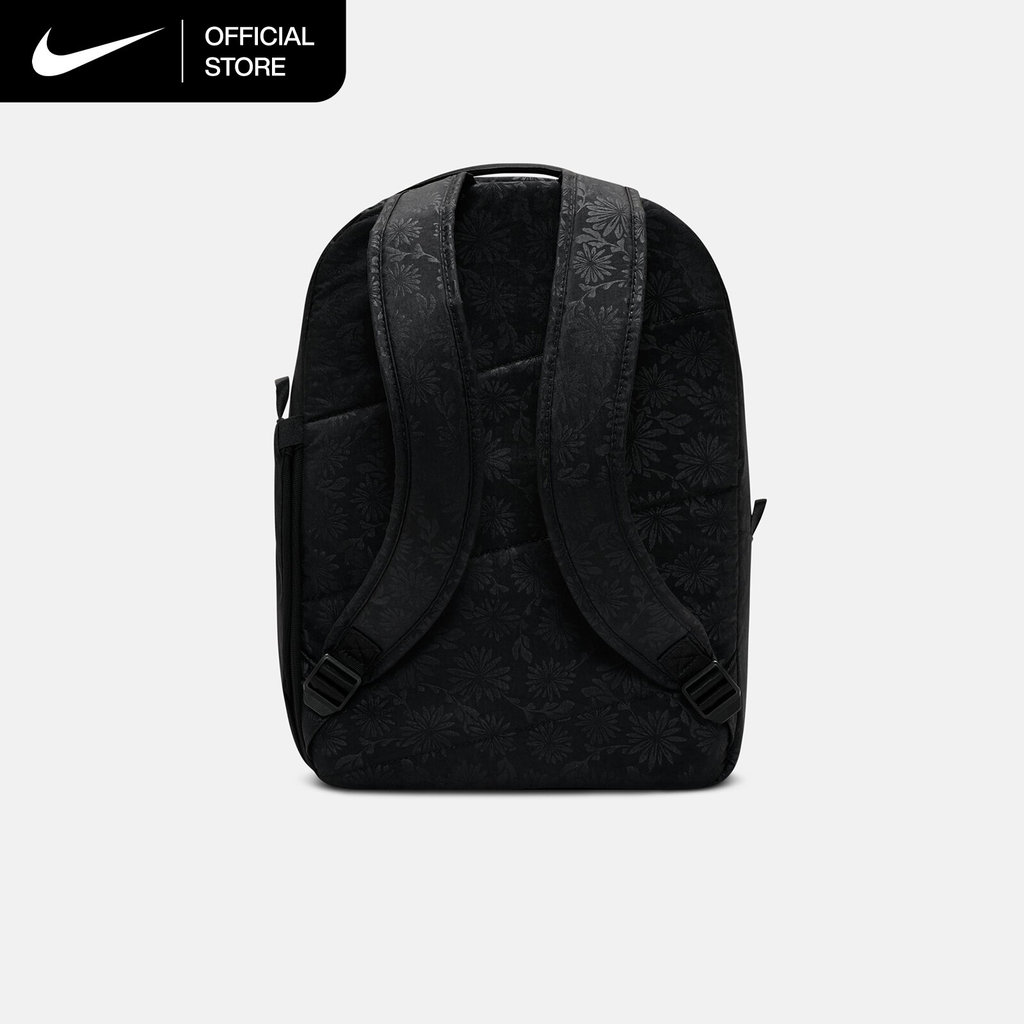 Nike حقيبة ظهر Aura Floral ‏24 لتر — أسود